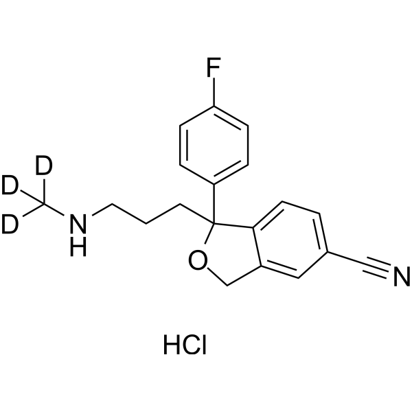 Desmethylcitalopram-d3 hydrochloride (DCIT-d3 hydrochloride) 1189650-18-7